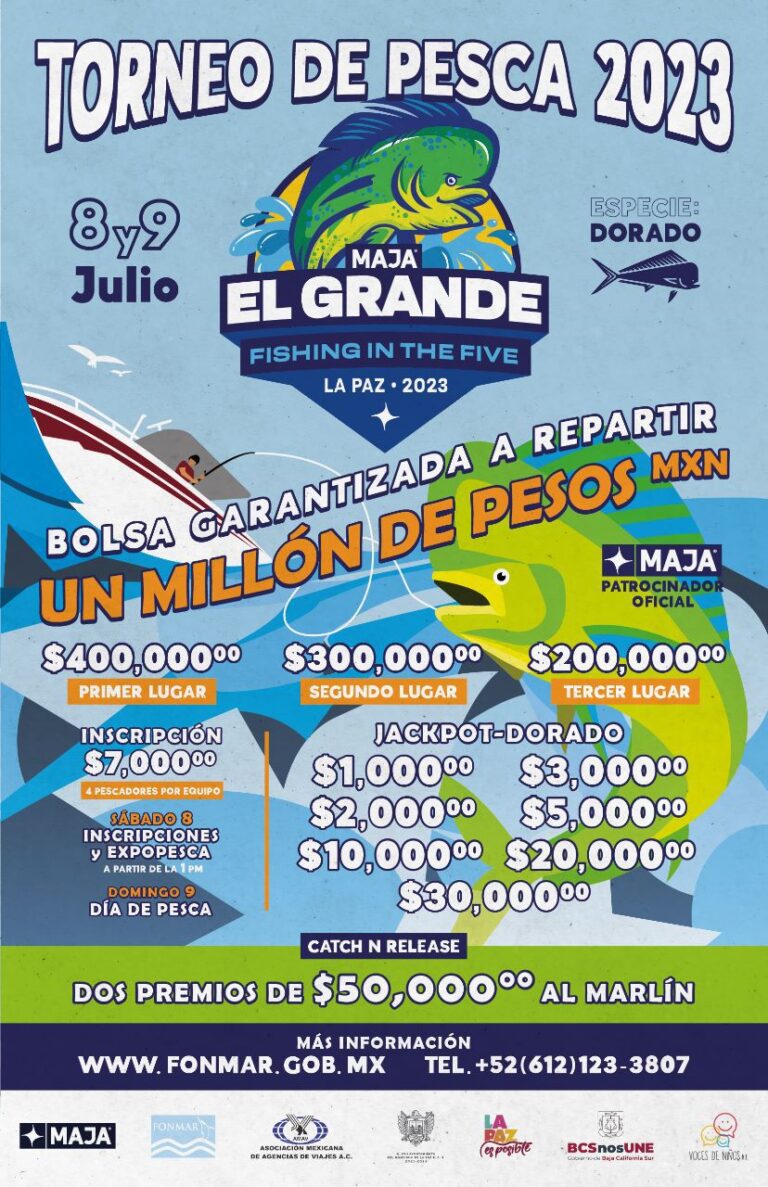 Promoviendo la pesca deportiva sustentable:  Torneo Maja El Grande, regresa con grandes premios y una misión de conservación