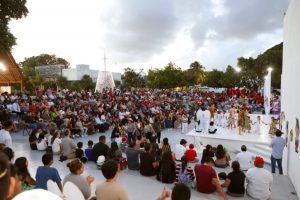 Participan niñas y niños en festival navideño del DIF Solidaridad