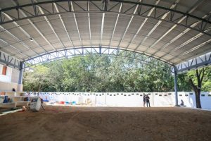Constata Lili Campos avances en renovación de parque y domo
