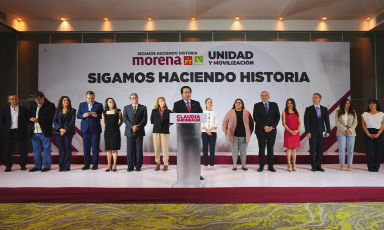 De cara a las elecciones Sheinbaum se declara lista par ser presidenta y presenta a su equipo de campaña