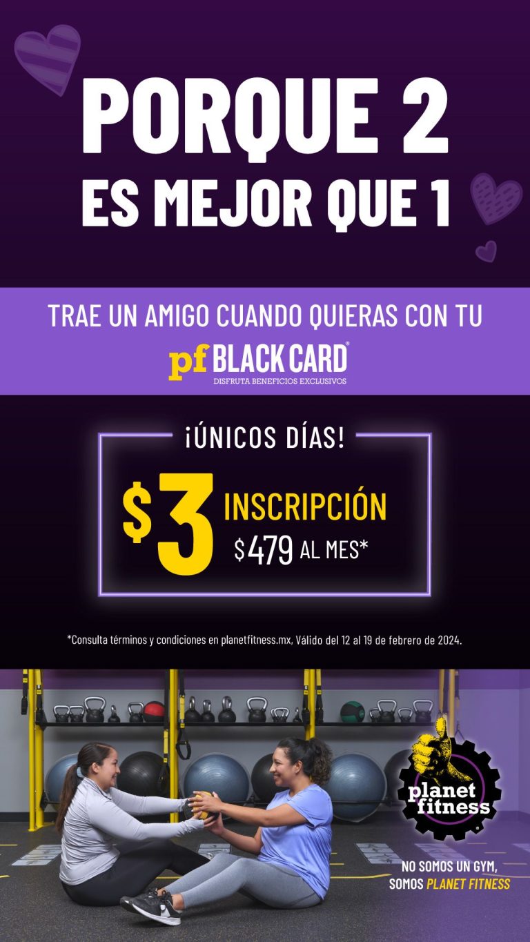 La diversión se duplica este San Valentín junto a Planet Fitness