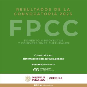 El Sistema Creación publica los resultados de la convocatoria Fomento a Proyectos y Coinversiones Culturales 2023
