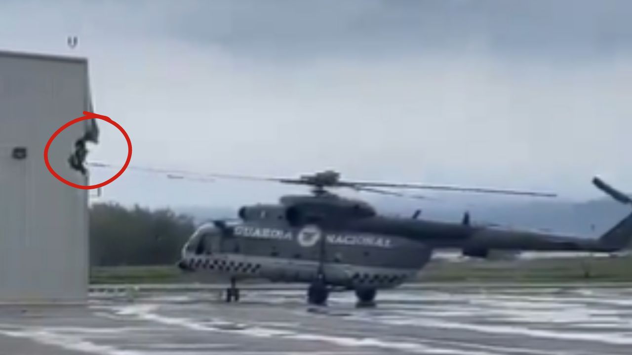 Helicóptero de la GN daña hangar central del Aeropuerto de San Luis Potosí
