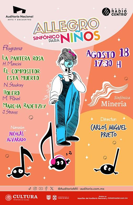 Allegro sinfónico para niños les despertará su espíritu detectivesco en el auditorio nacional