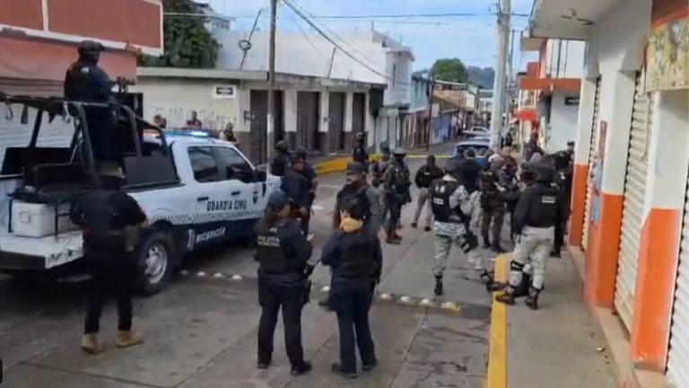 Ataque del CJNG a policía municipal de Tingambato deja un muerto