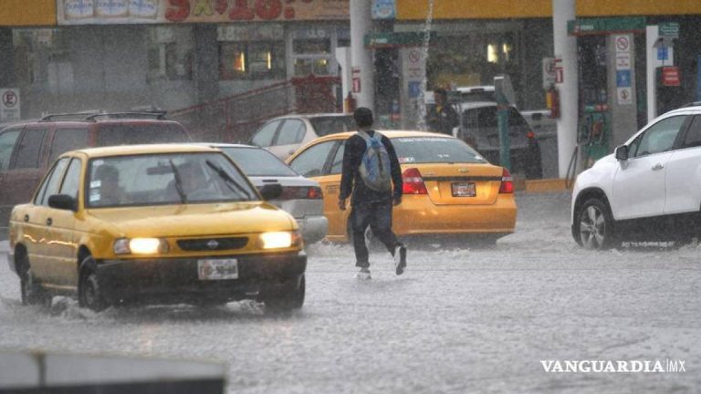 Frente frío y monzón provocarán lluvias
