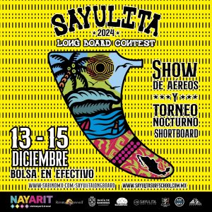  Sayulita Longboard Contest 2024 del 13 al 15 de diciembre