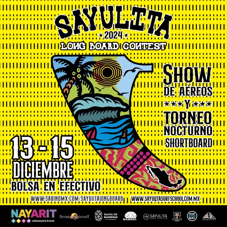  Sayulita Longboard Contest 2024 del 13 al 15 de diciembre
