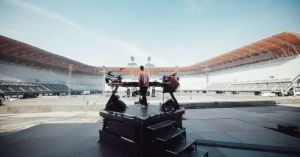 Todo listo en el Estadio GNP para el concierto de Kygo