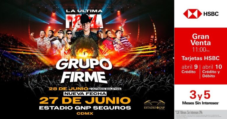 Grupo Firme anuncia una noche más en el Estadio GNP Seguros