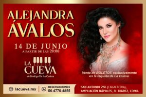 LA VOZ ROMÁNTICA DE ALEJANDRA ÁVALOS LLEGA EN EXCLUSIVA A LA CUEVA DE RODRIGO DE LA CADENA