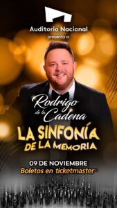 RODRIGO DE LA CADENA PRESENTA “LA SINFONÍA DE LA MEMORIA” EN RUEDA DE PRENSA RUMBO A SU PRESENTACIÓN EN EL AUDITORIO NACIONAL