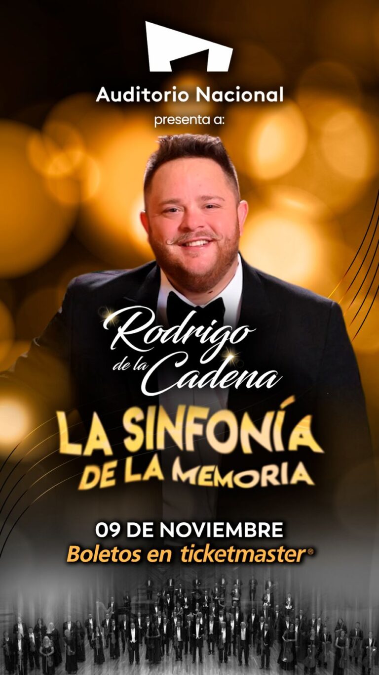 RODRIGO DE LA CADENA PRESENTA “LA SINFONÍA DE LA MEMORIA” EN RUEDA DE PRENSA RUMBO A SU PRESENTACIÓN EN EL AUDITORIO NACIONAL