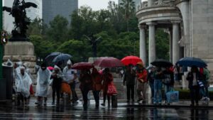 Se esperan  chubascos y lluvias puntuales fuertes