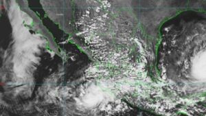 Se forma la depresión tropical cuatro-E frente a las costas del Pacífico mexicano