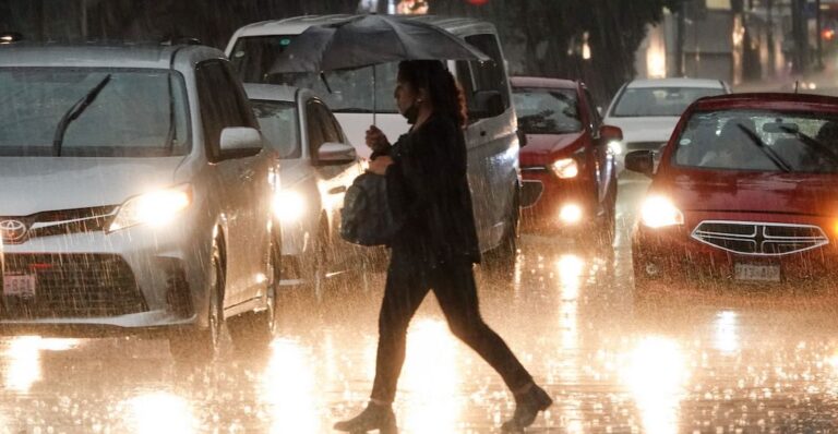 Se espera cielo nublado y lluvias moderadas en la CDMX