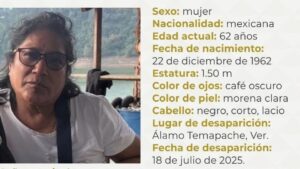 Hallan muerta a Irma Hernández, maestra y taxista de 62 años que fue secuestrada en Veracruz