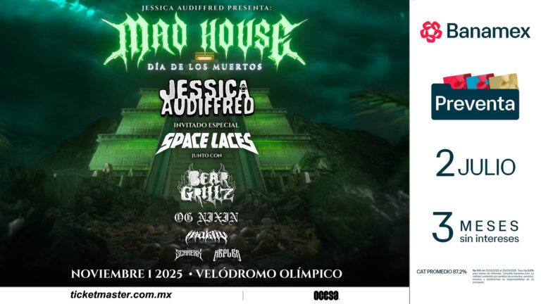 Jessica Audiffred presenta MAD HOUSE: DÍA DE LOS MUERTOS