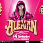 Alemán regresa a los escenarios de la CDMX con nueva música y potentes rimas