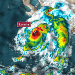 Huracán ‘Lorena’ pierde fuerza y se degrada a tormenta tropical
