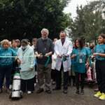 INER conmemora el Día Mundial de la Fibrosis Pulmonar con caminata para pacientes y familiares