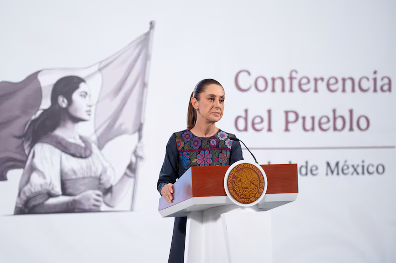 Analiza Sheinbaum aranceles a países sin tratado con México; » no queremos ningún conflicto»