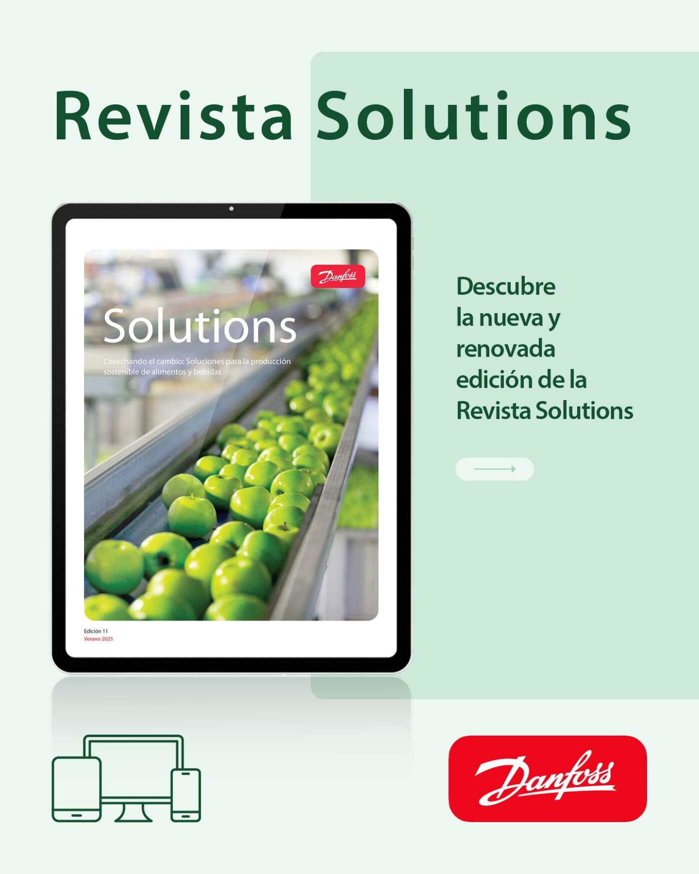 La revista Solutions de Danfoss se renueva para cubrir las Américas