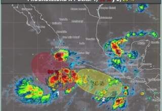 Viene ciclón tropical Priscilla en 48 horas; más lluvias y frío ‘golpearán’ al país