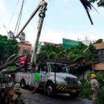CFE restablece electricidad al 91% tras lluvias; más de 18 mil usuarios resultaron afectados