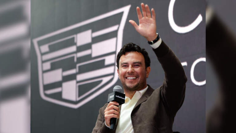 Checo Pérez adelanta de qué color será su casco en Cadillac para 2026: ¿será negro o dorado?