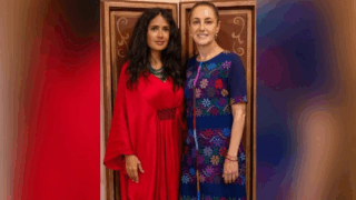 Claudia Sheinbaum revela cómo conoció a Salma Hayek: “Qué mujer tan extraordinaria”