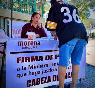 Inicia en Tamaulipas la recolección de firmas para exigir justicia por abusos de Cabeza de Vaca