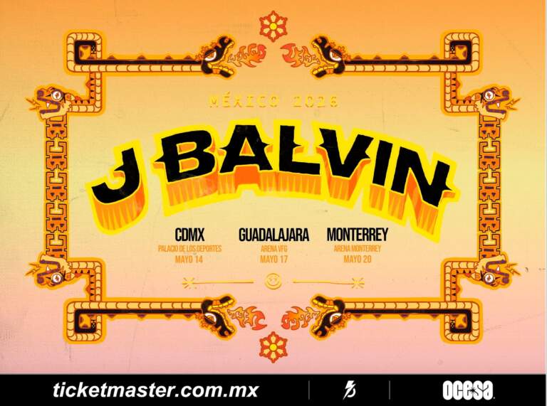 J Balvin anuncia gira en México para 2026
