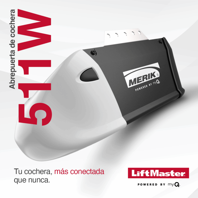 511W Merik® Powered by myQ®: El operador residencial que devuelve la tranquilidad a las cocheras