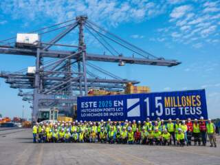 Hutchison Ports LCT alcanza por segundo año consecutivo 1.5 millones de TEUs en Lázaro Cárdenas