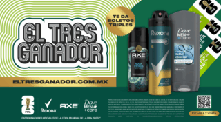 Rexona, AXE y Dove regalan 184 pases triples para partidos de la Copa Mundial de la FIFA 2026™