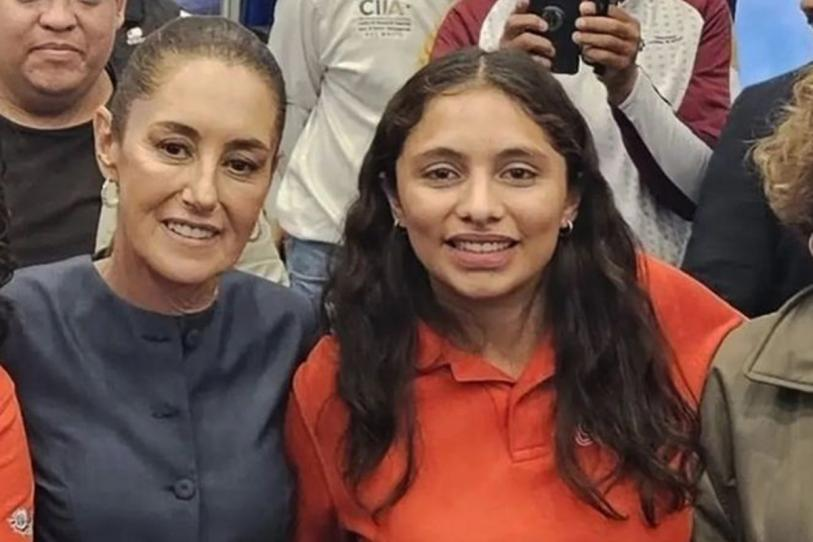 Claudia Sheinbaum felicita a Valeria Palacios por Medalla Mundial de Educación