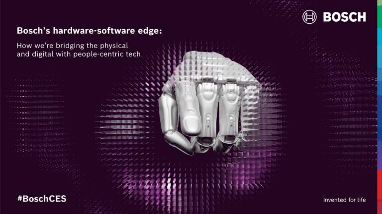 CES 2026: Bosch moldea el futuro de la movilidad, la manufactura y la tecnología para la vida diaria