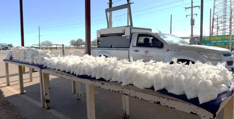 Aseguran 212 kilogramos de metanfetamina en San Luis Río Colorado: García Harfuch