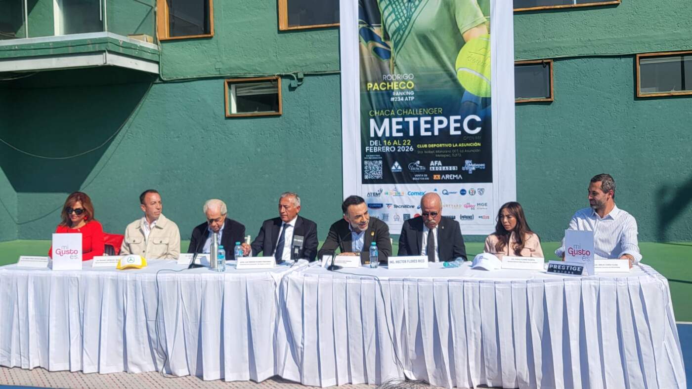 Rodrigo Pacheco encabeza el Chaca Challenger, nuevo referente del tenis en el Estado de México