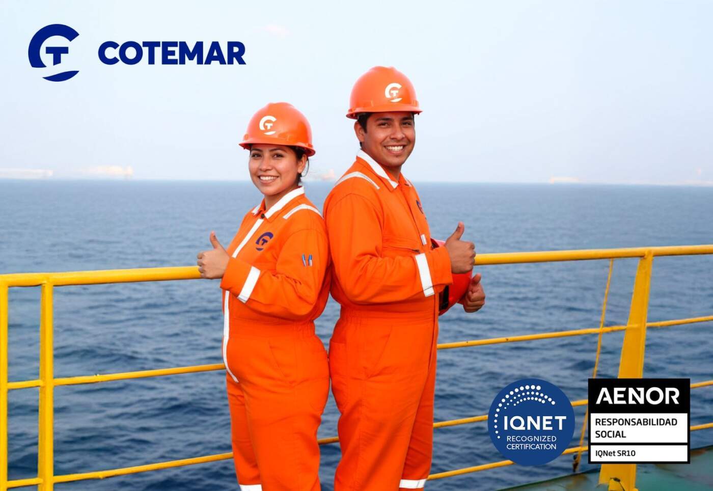 Cotemar consolida su liderazgo en Responsabilidad Social: recibe recertificación IQNet SR10